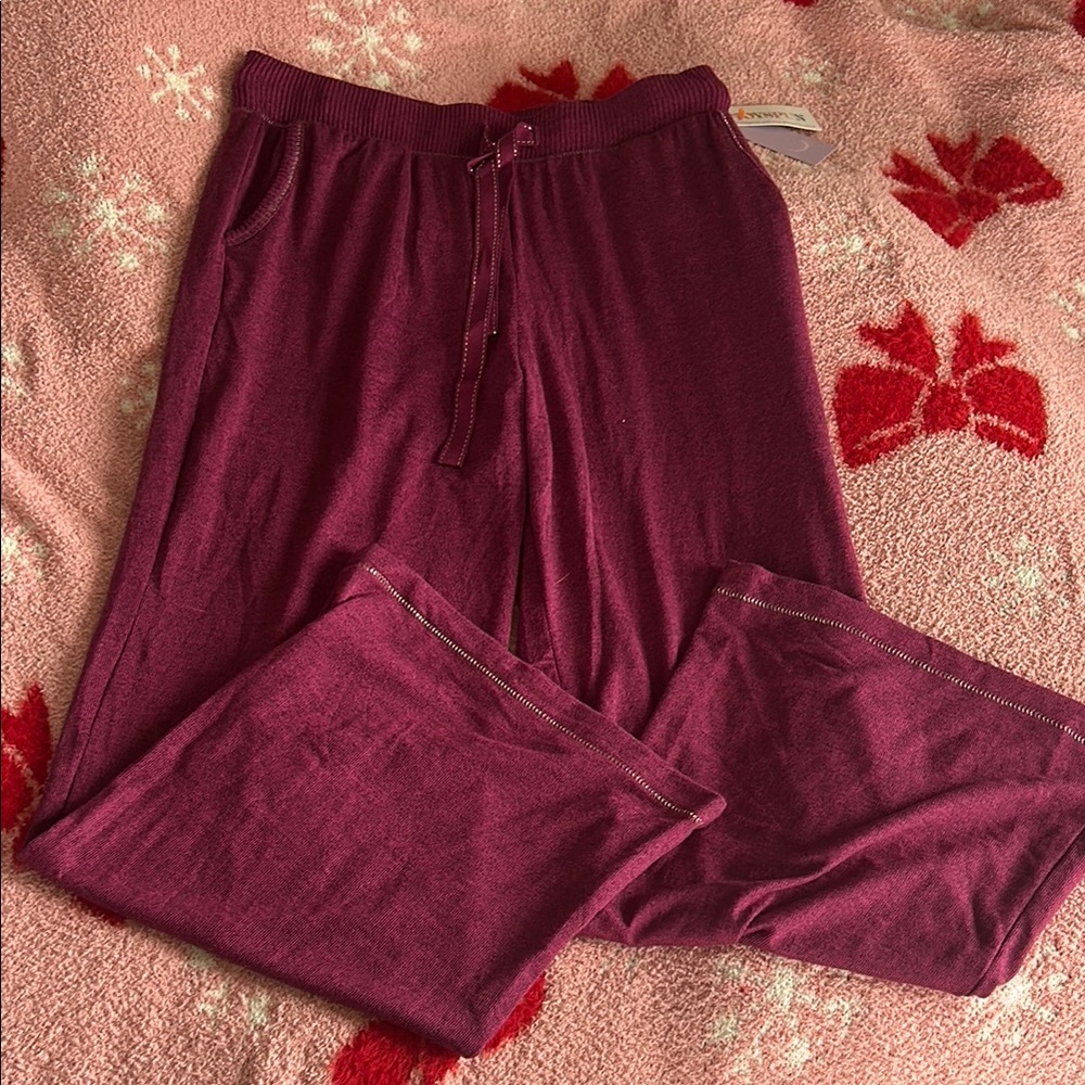 Burgundy Lounge Pants